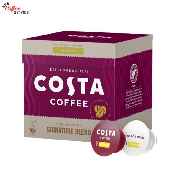 Кафе капсули, Costa Cappuccino DG, 2x8